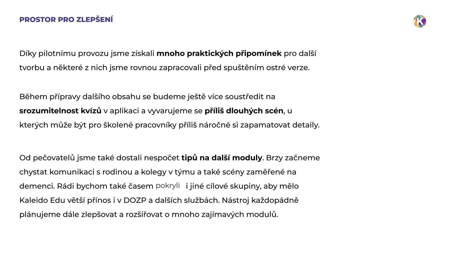 Studie Kaleido Edu, Seite 13